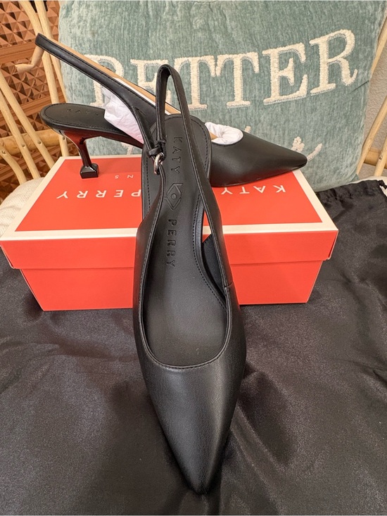 Katy Perry Collections Shoes - Katy Perry Collections Black Pointed Slingback Heels